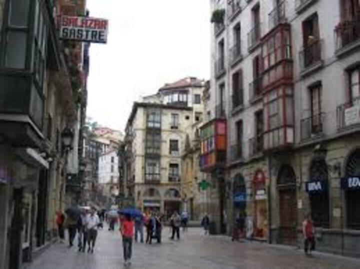 Apartamento Con Garaje Opcional Con 2 Banos Cerca Ayuntamiento Apartment Bilbao Luaran gambar